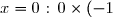 x=0 \text{ : } 0\times (-1)y'(0)+y(0)=0+1 \iff y(0)=1